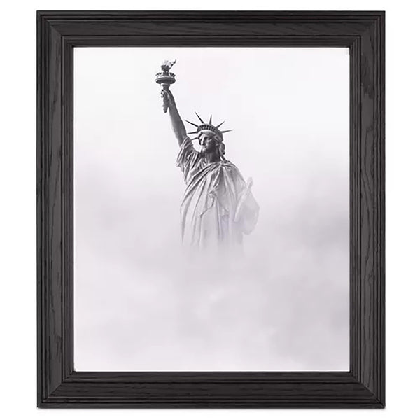 Economical Custom Size Black Wood Frame