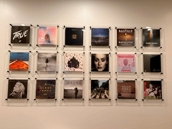 Modern Vinyl LP Record Album Frame -  for 12 x 12 record album - Standoff
