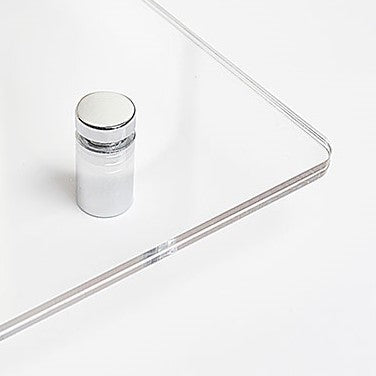 Photo detailing the rounded corners of the custom size picture frame