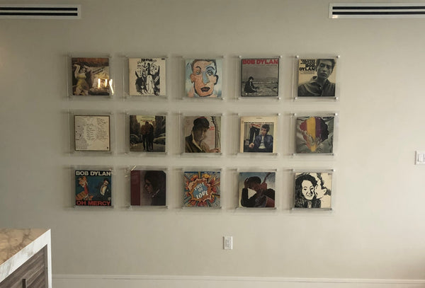 Modern Vinyl LP Record Album Frame -  for 12 x 12 record album - Standoff