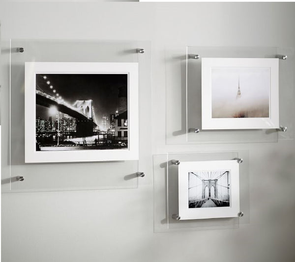 floating frameless frame