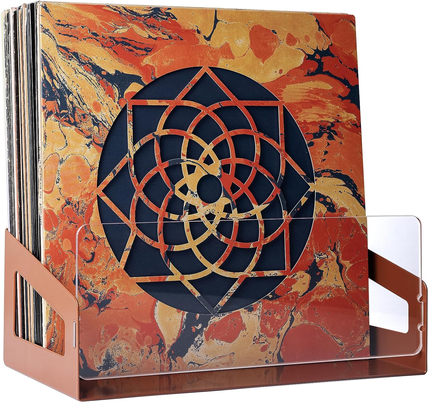 Shelf Vinyl Record Album Wall Display & Mount, Damage- Free